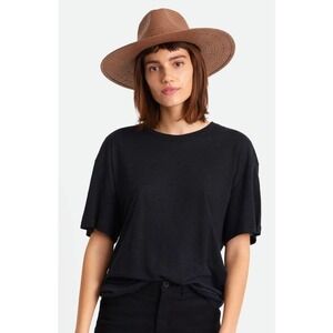 New Brixton Women's Ashley Straw Hat Brown One Size